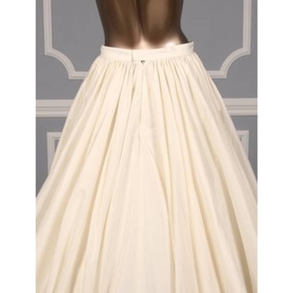Lea-Ann Belter Grace 100% Silk Ballgown Full Formal Wedding Skirt Bridal 8 - Picture 7 of 9